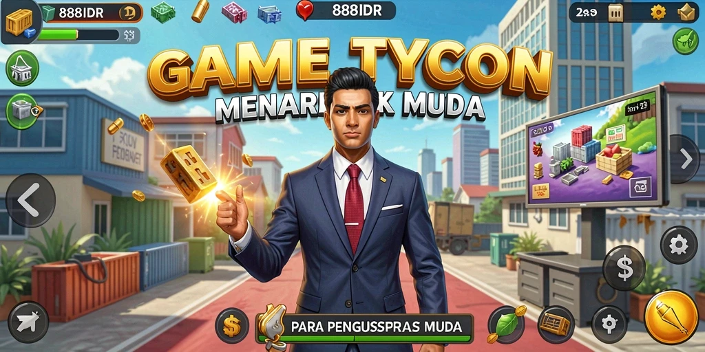 Tampilan gameplay Tycoon yang menarik dan interaktif.