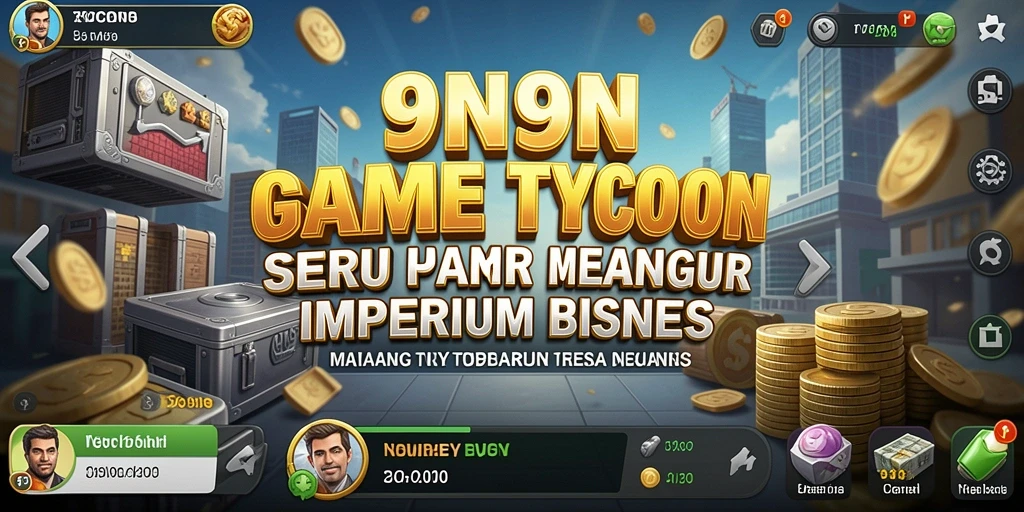 Gameplay seru di dunia Tycoon dengan berbagai pilihan bisnis.