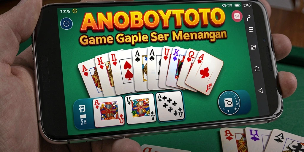 Screenshot ANOBOYTOTO menampilkan gameplay seru Gaple yang adiktif.