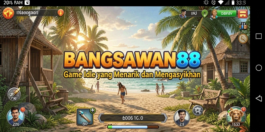 Gameplay BANGSAWAN88 yang menampilkan aktivitas Idle yang menarik.