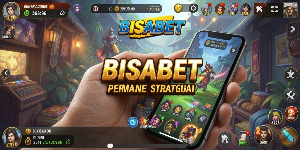 Screenshot gameplay BISABET menampilkan pertarungan strategi yang menarik.
