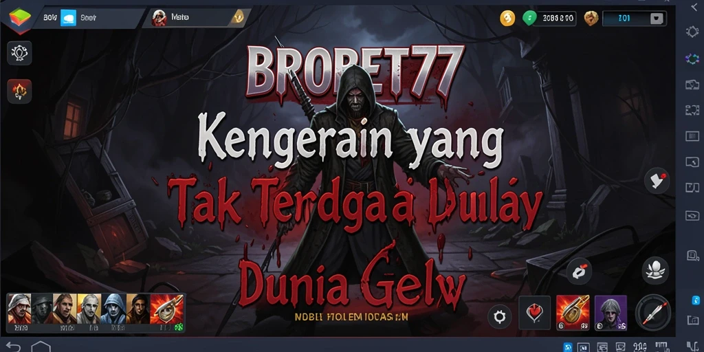 Screenshot gameplay BROBET77 menampilkan suasana mencekam dan suasana penuh ketegangan.