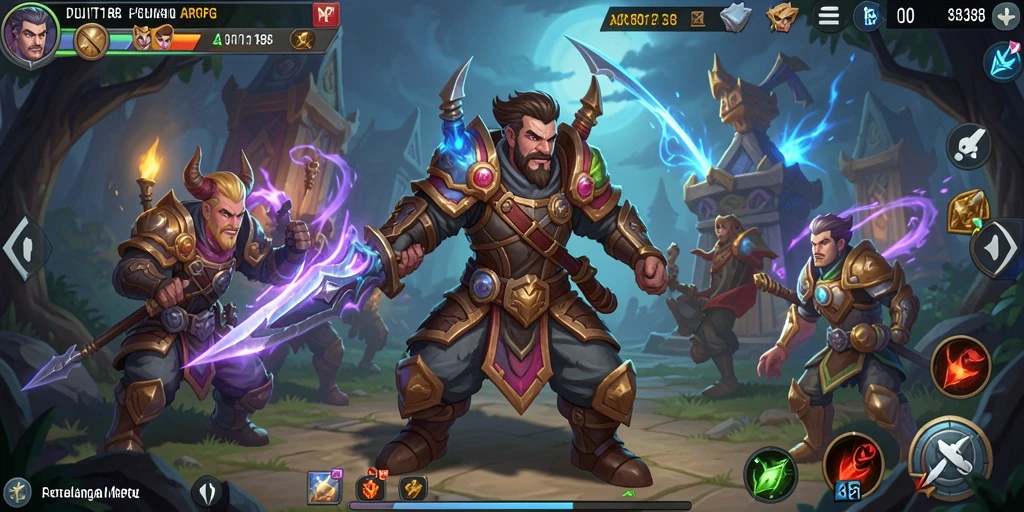 Tampilan seru gameplay ARPG di DUIT188 dengan grafis menakjubkan.