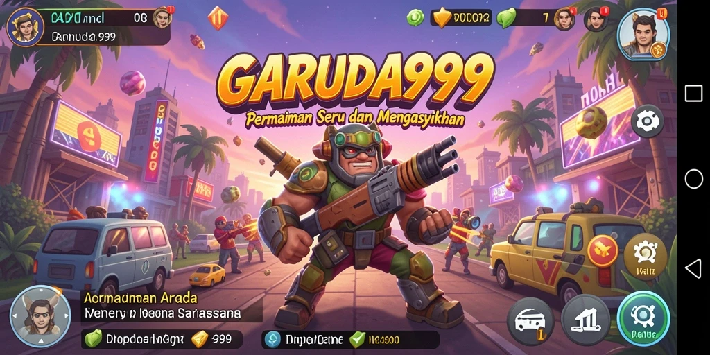 Tampilan gameplay seru GARUDA999 dengan aksi yang cepat dan menantang.