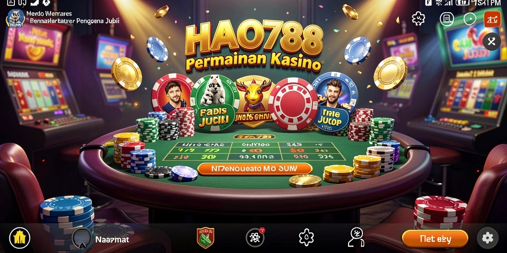 Screenshot gameplay HAO788 menampilkan aksi mendebarkan permainan Kasino.