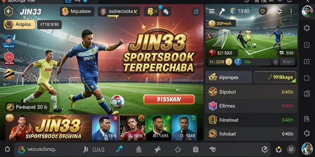 Tampilan utama gameplay JIN33 yang menarik dan interaktif.