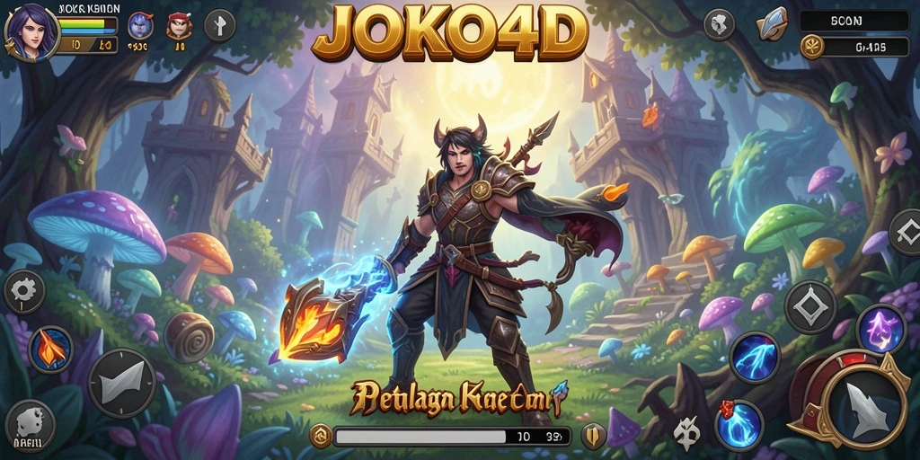 Screenshot gameplay JOKO4D menampilkan aksi petualangan yang menegangkan.