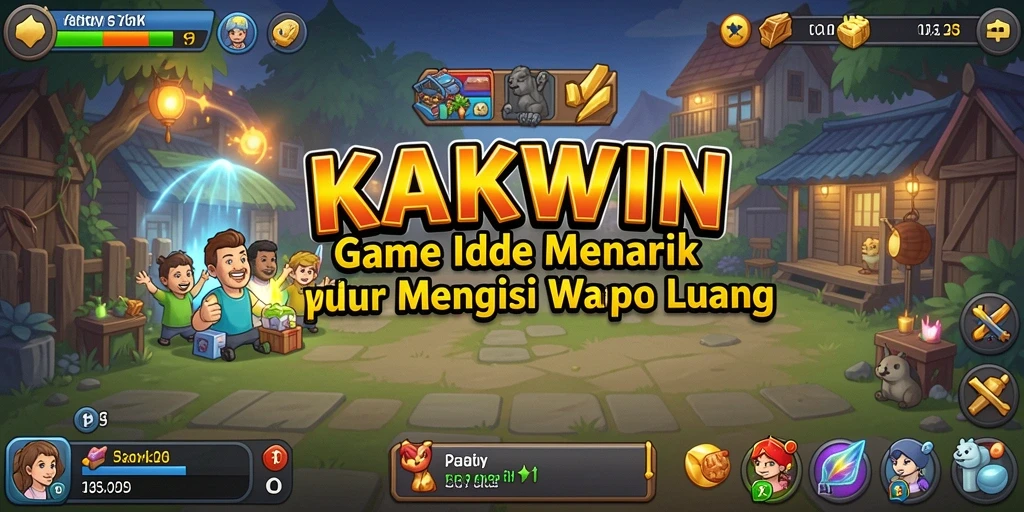 Tampilan gameplay KAKWIN yang menarik dalam format Idle.
