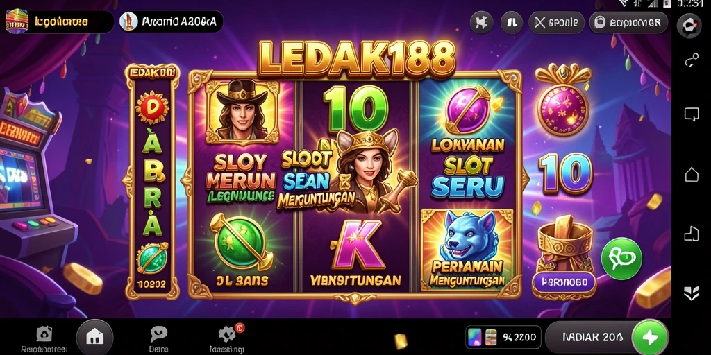 Gameplay LEDAK188 yang mengasyikkan dan penuh warna.