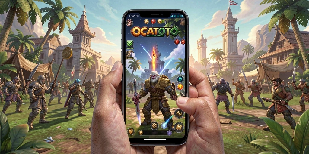 Gameplay seru OCATOTO dengan petualangan MMORPG yang epik.