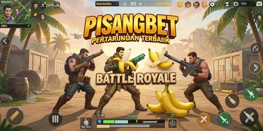 Screenshot menampilkan gameplay seru dalam PISANGBET Battle Royale.