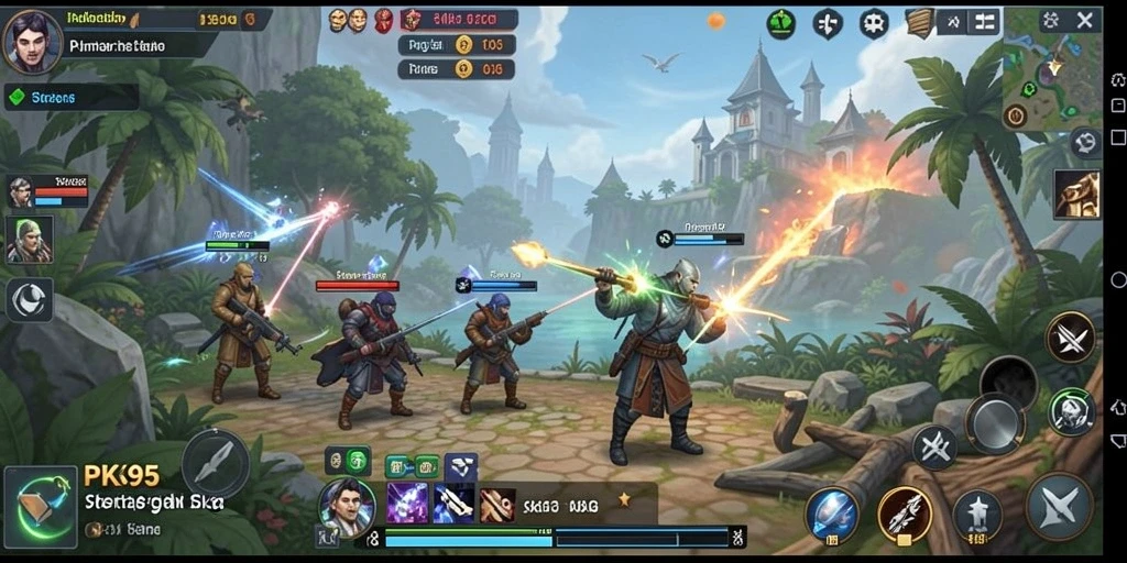 Tampilan menarik dari gameplay PK95 yang strategis dan penuh tantangan.