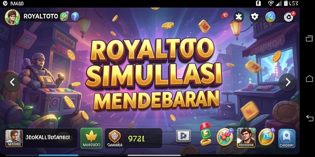 Tampilan gameplay menarik di ROYALTOTO dengan simulasi yang interaktif.