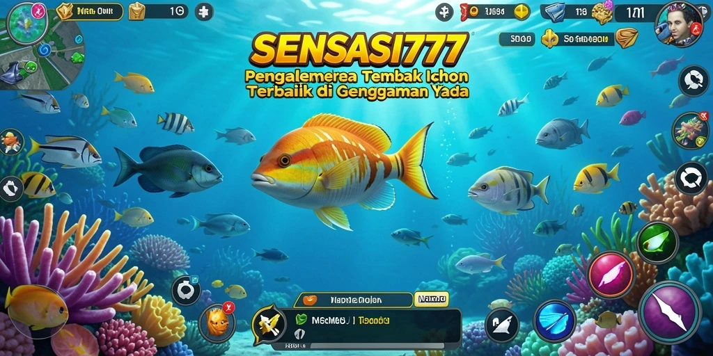 Gameplay SENSASI777 yang menegangkan saat menangkap ikan.