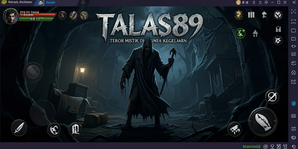 Tangkapan layar dari gameplay mencekam TALAS89 yang penuh ketegangan.