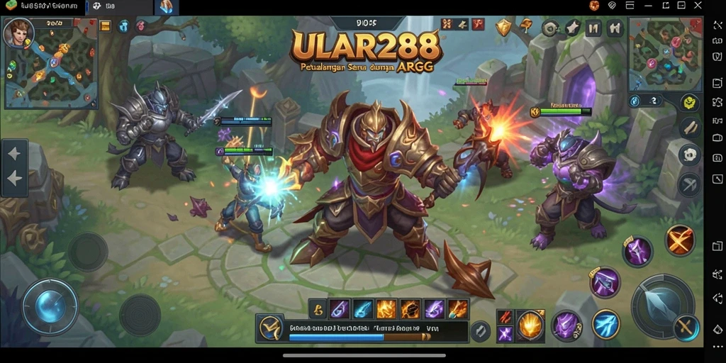Screenshot gameplay ULAR288 yang menunjukkan aksi pertarungan seru dan grafis menawan.