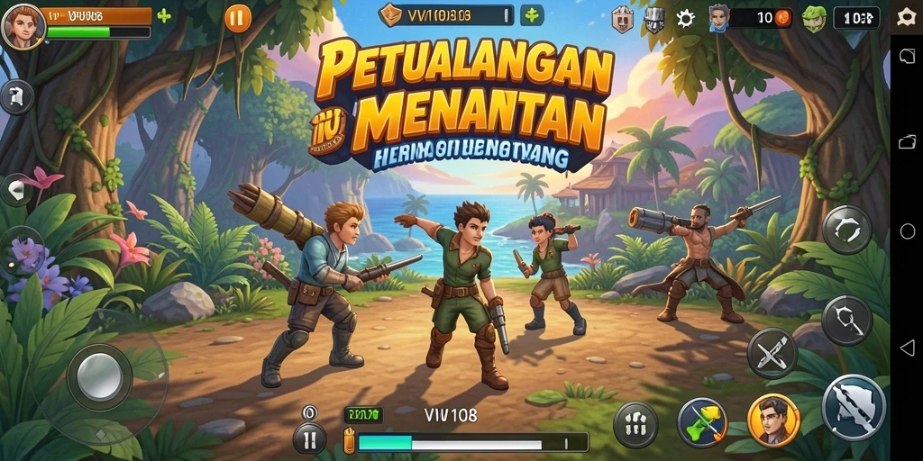 Gameplay VW108 yang mendebarkan dan penuh tantangan.